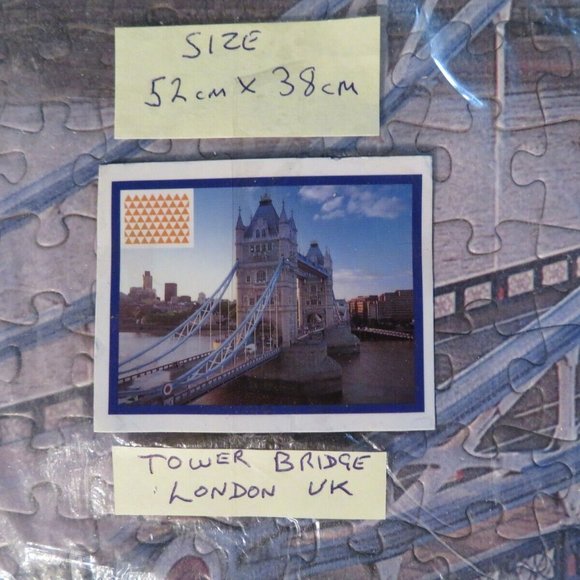 TOWER BRIDGE London UK 500 Pc NO BOX COMPLETE (P199) - Picture 5 of 5